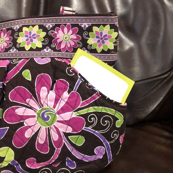 VERA BRADLEY Purple Punch Shoulder Bag - Morgan NWT - Picture 7 of 15